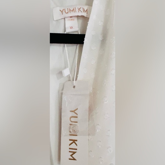 Yumi Kim Shore Thing Swiss Dot White Dress XL Boho Bridal Cottagecore Shower - Picture 6 of 8